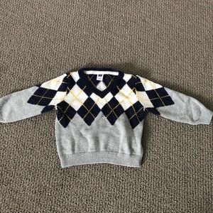 LAST CHANCE Janie & Jack argyle sweater